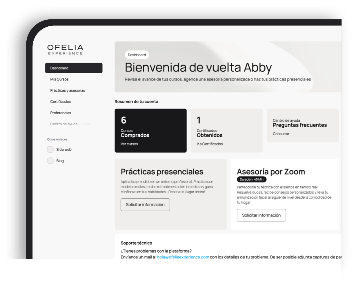 Plataforma de educación de técnicas de armonización facial